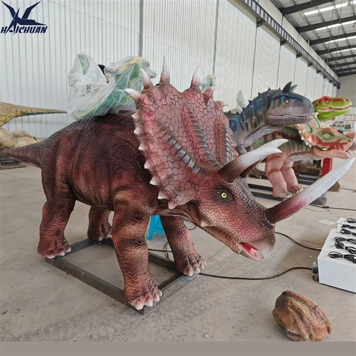 Animatronic Triceratops Ride